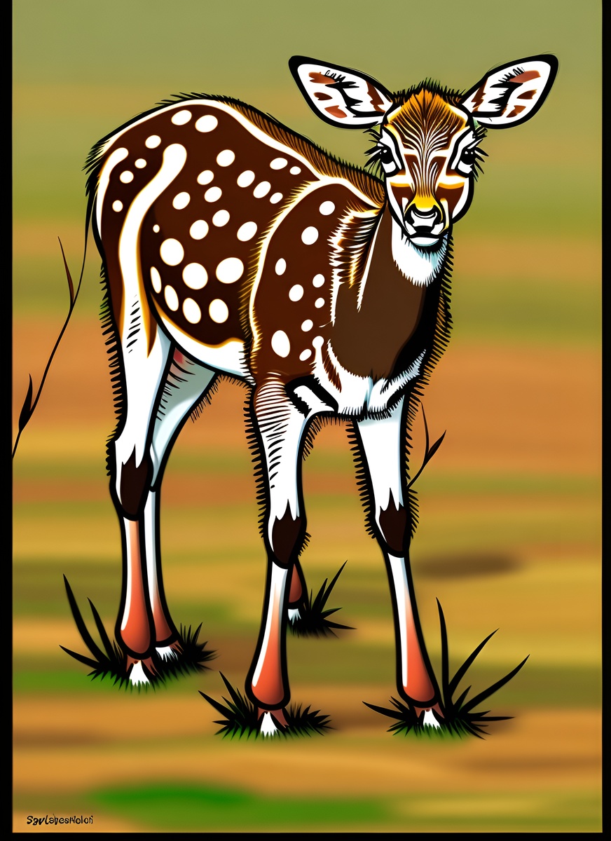 Animal Caricature (deer)