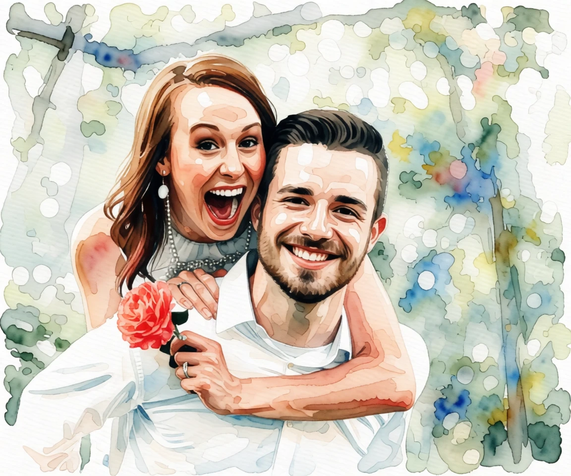 Watercolor Painting generated by PortraitArt