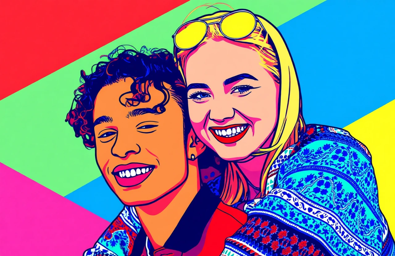 American Pop Art generated by PortraitArt