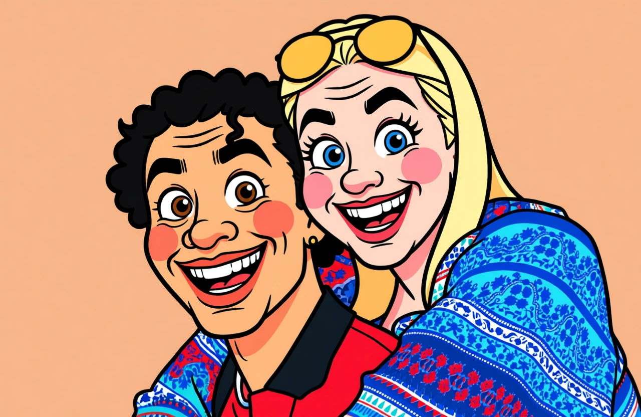 Caricature Illustration generated by PortraitArt