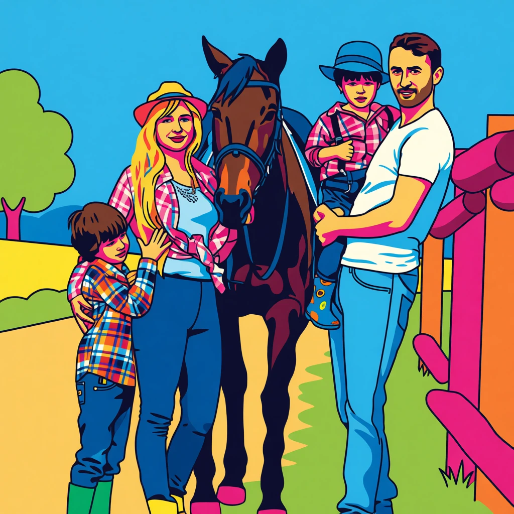 American Pop Art generated by PortraitArt