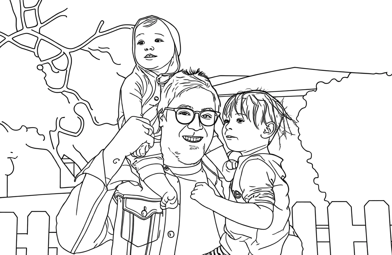 Line Art generated by PortraitArt