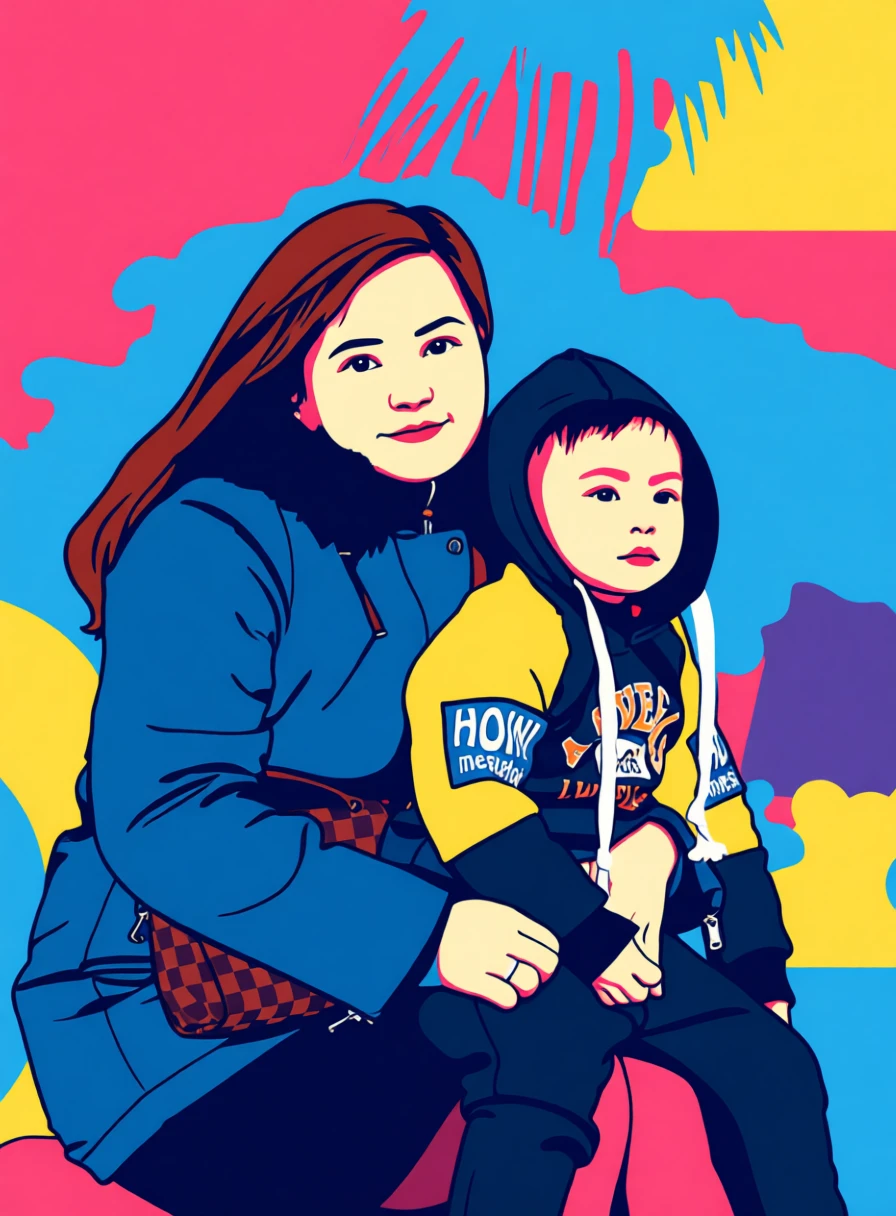 American Pop Art generated by PortraitArt