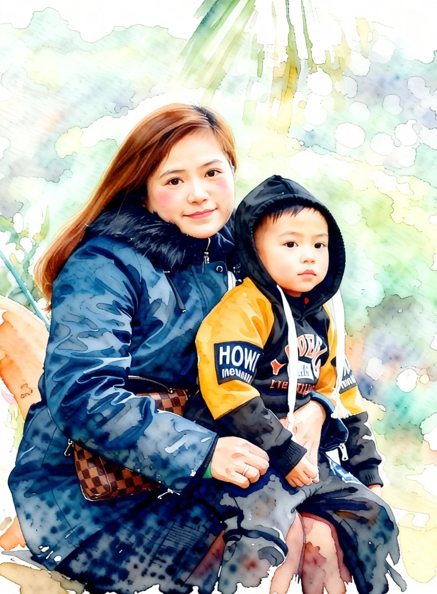 Watercolor Painting generated by PortraitArt