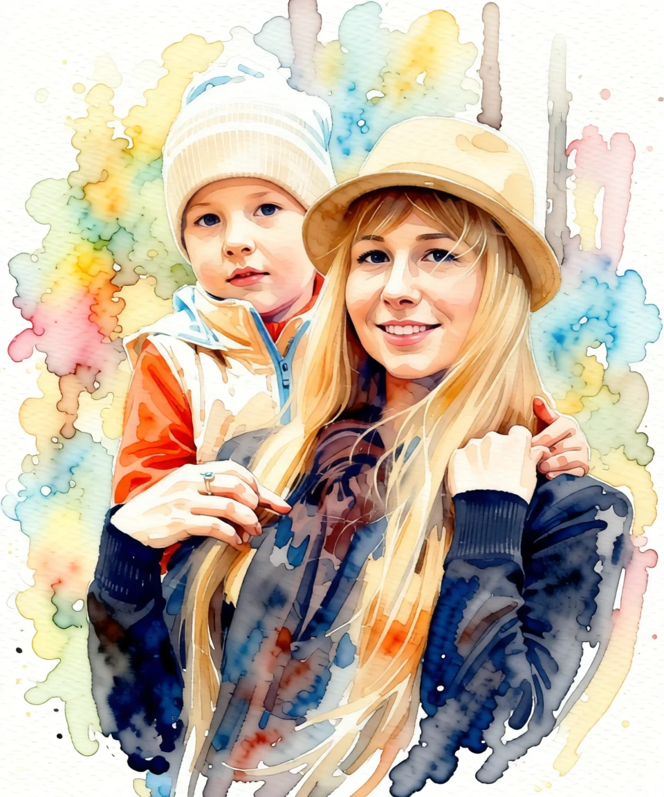 Watercolor Painting generated by PortraitArt