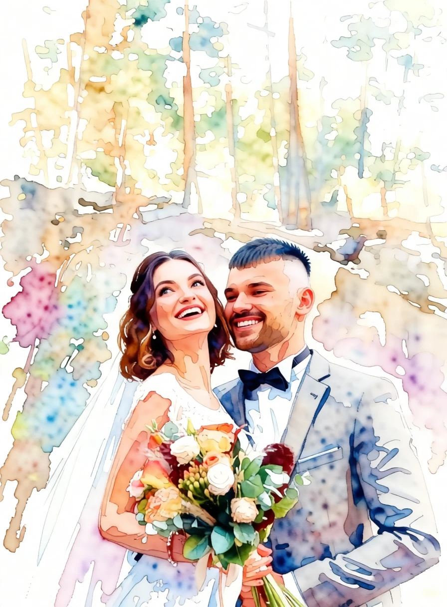 Watercolor Painting generated by PortraitArt